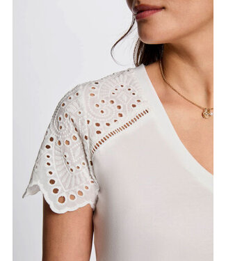Morgan de toi Morgan Top Dmaty White