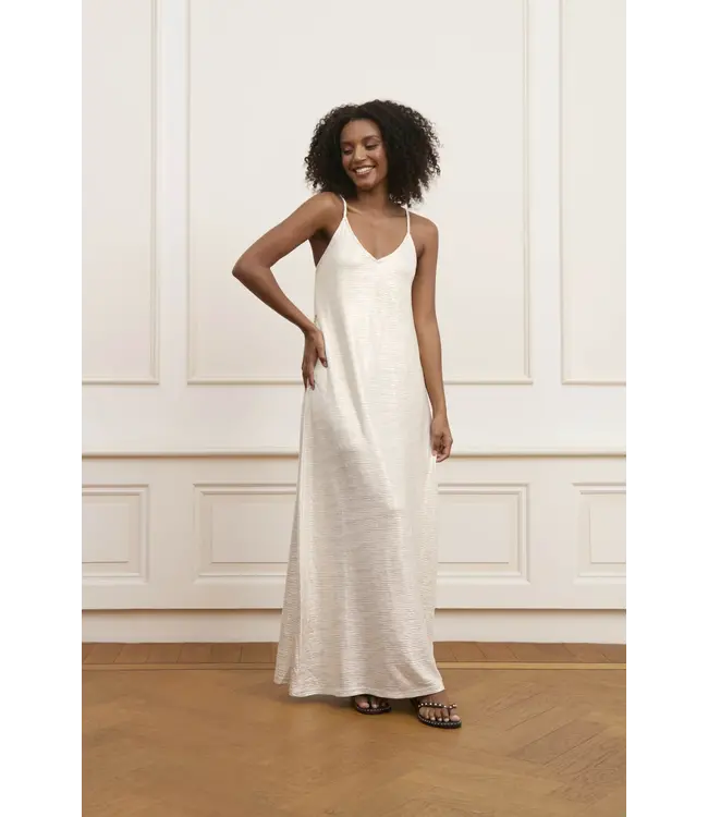 Lofty Manner Jurk Vaiana White Gold