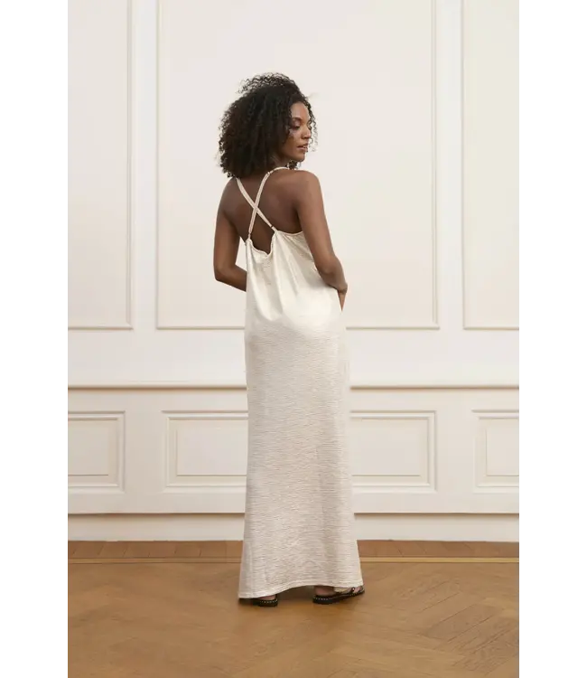 Lofty Manner Jurk Vaiana White Gold