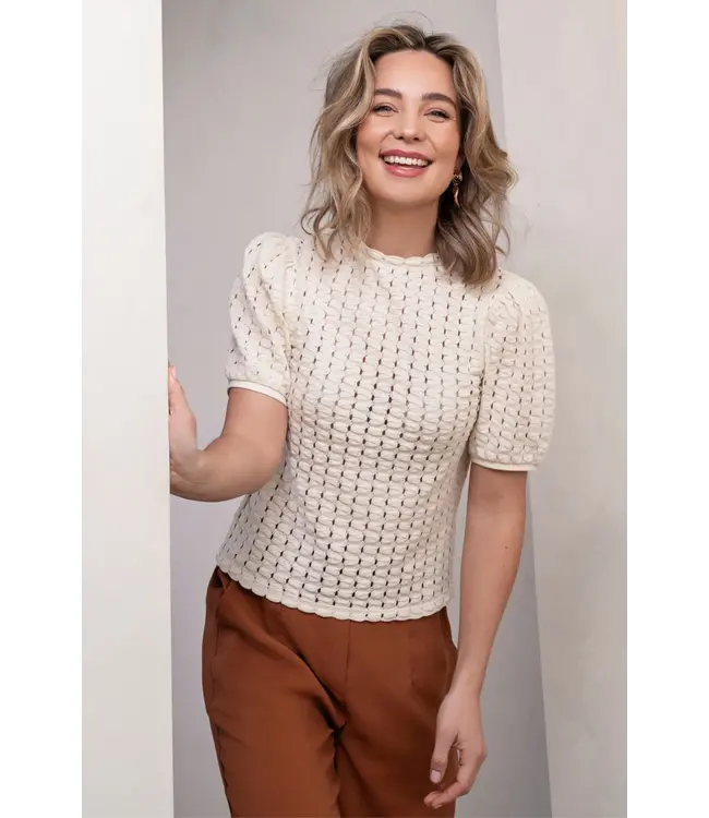 Elvira Top Luna Creme