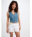 Morgan Gilet Coshel Denim Stone