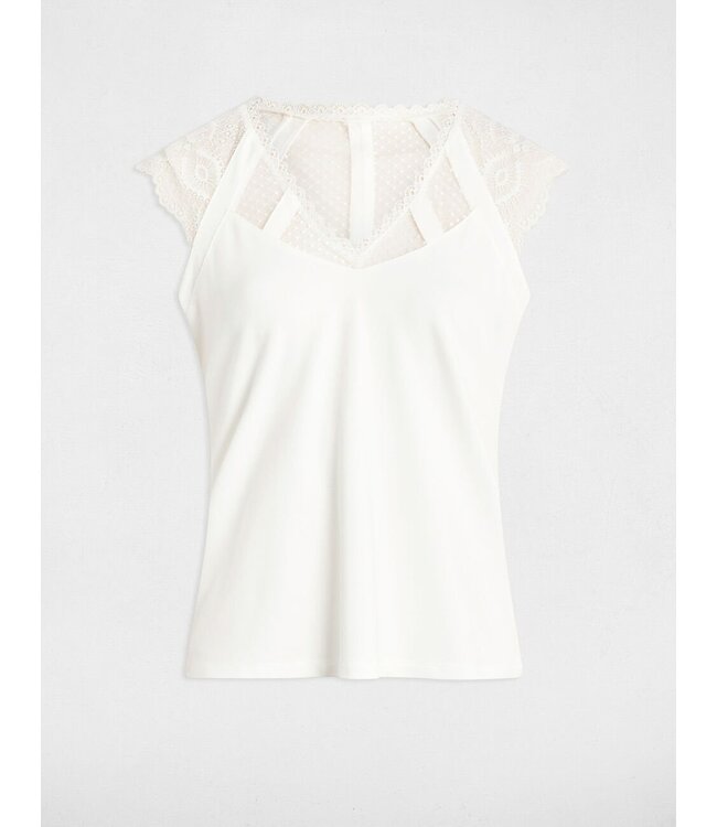 Morgan Top Demyl Off White