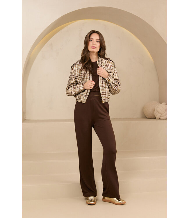 Lofty Manner Jacket Noor Dark Brown