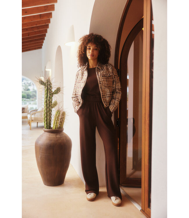 Lofty Manner Broek Raja Dark Brown