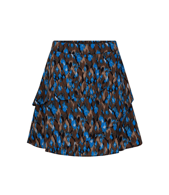 Lofty Manner Rok Zahra Faded Flower Print