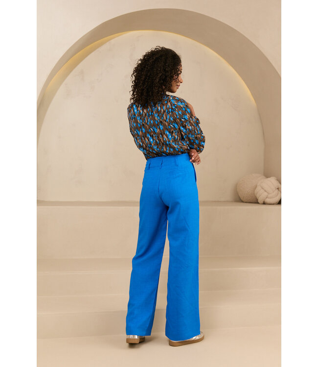 Lofty Manner Blouse Amina Faded Flower Print