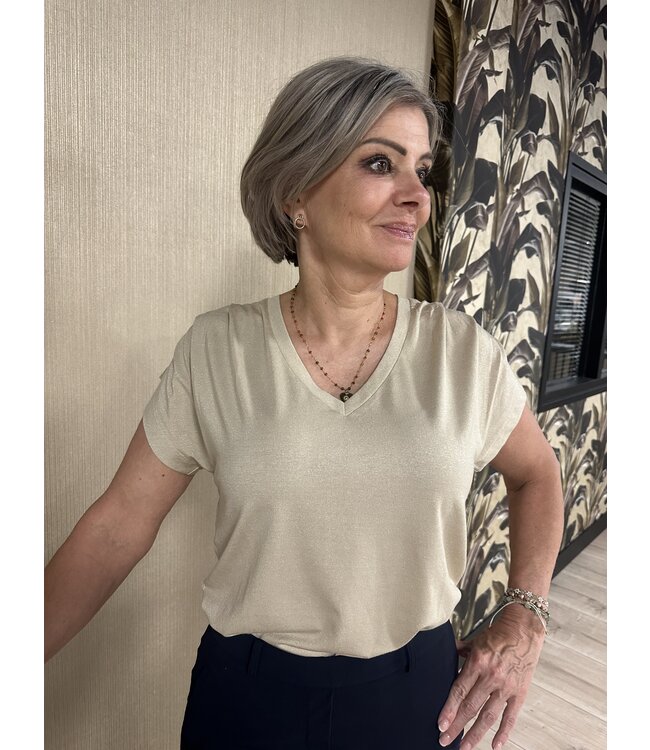 Lady Day Top Kathy Light Latte