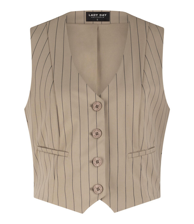 Lady Day Gilet Vivienne Kaitlyn Stripe