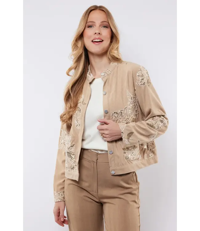 C&S Jacket Inge Sand/Sand