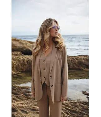 C&S The Label C&S Blazer Brigitte Light Camel