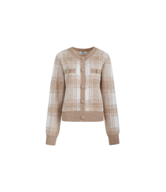 C&S The Label C&S Vest Casey Knit Sand / Light Camel