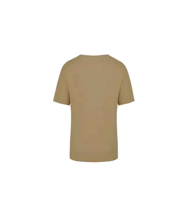 C&S Knit Top Anne Light Camel