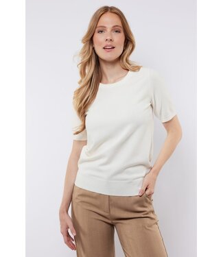 C&S The Label C&S Knit Top Anne Offwhite