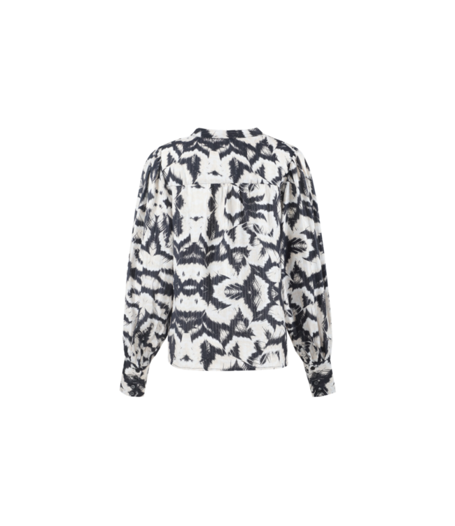 C&S Blouse Babette Offwhite/Black