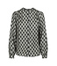 Elvira Blouse Renzo Brown Print