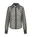 Elvira Blouse Renzo Brown Print