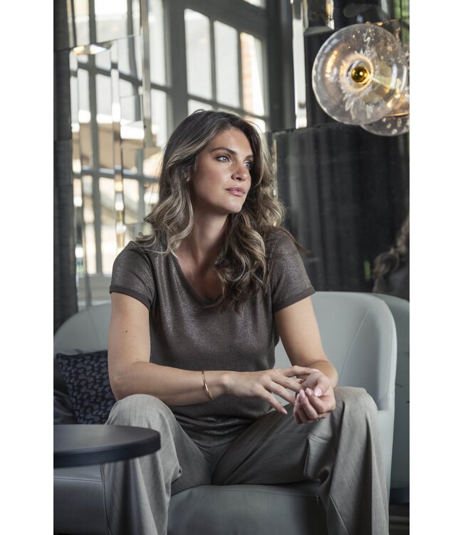 Elvira Top Lelie Dark Gold