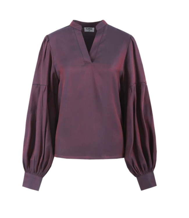Fluresk Top Grover Dark Purple