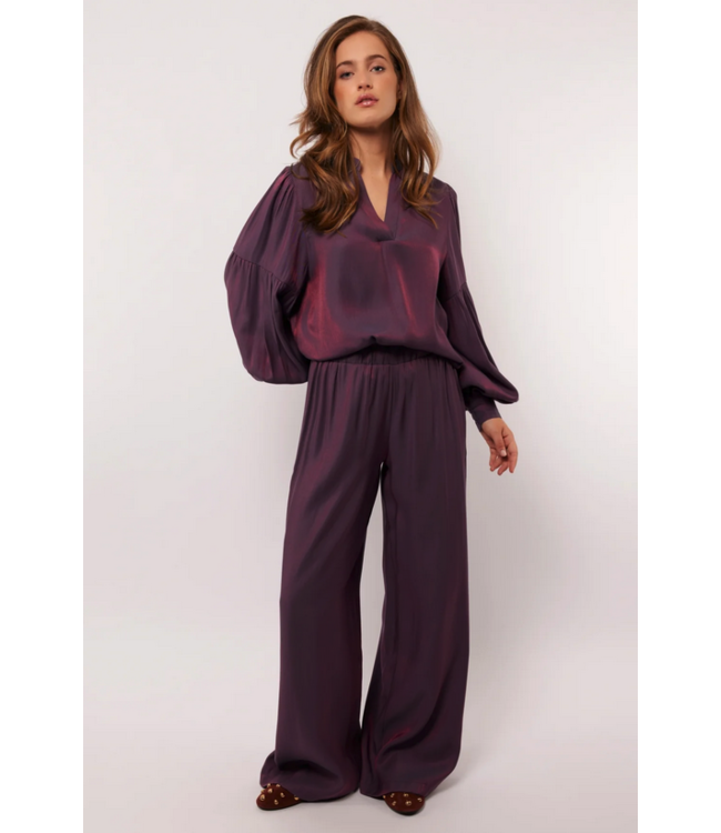 Fluresk Broek Loretta Dark Purple