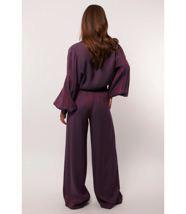 Fluresk Broek Loretta Dark Purple