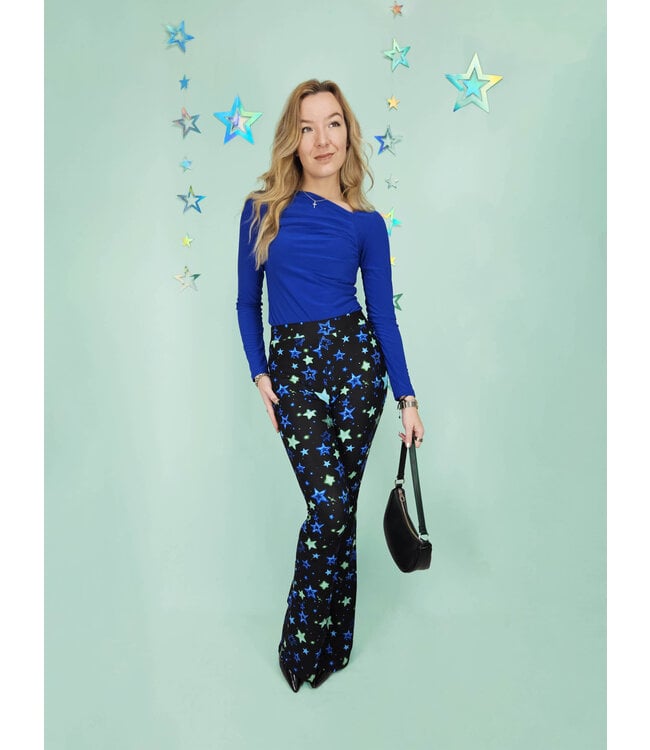 Zoen Top Eve Stretch Cobalt Blue