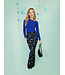 Zoen Top Eve Stretch Cobalt Blue