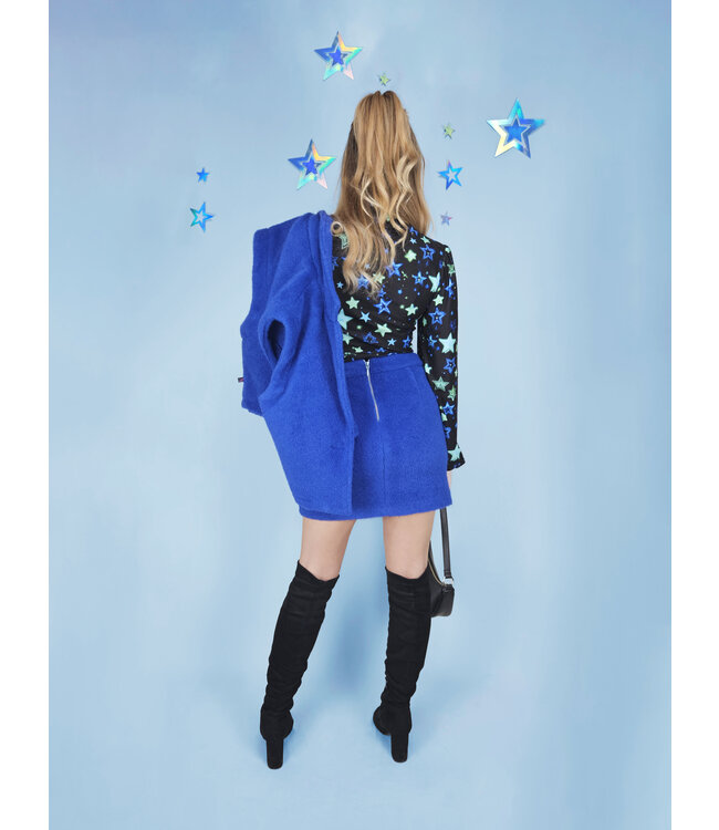 Zoen Rok Esmee Fluffy Cobalt Blue