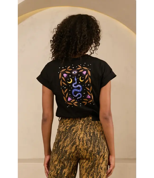 Lofty Manner T-shirt Monika Black