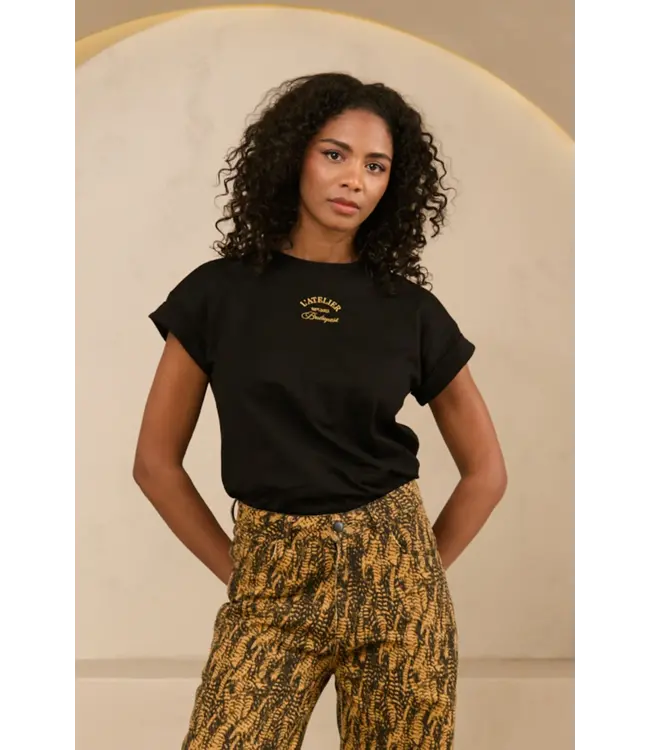 Lofty Manner T-shirt Monika Black