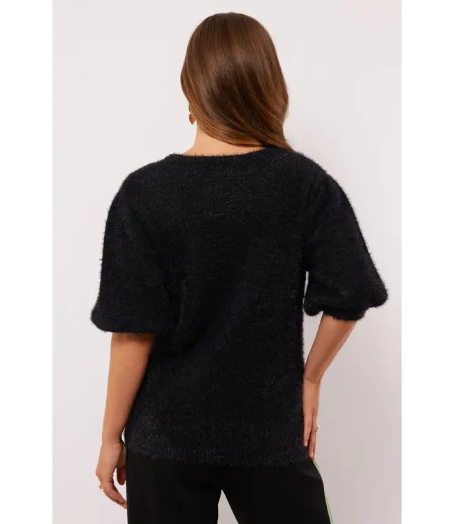 Fluresk Top Moraine Knit Black