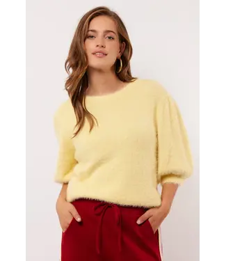 Fluresk Fluresk Top Moraine Knit Vanilla