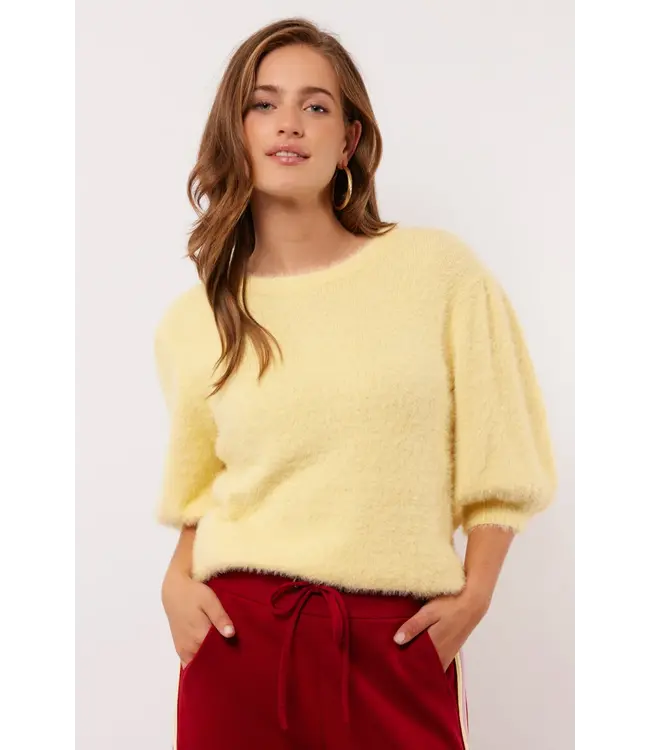 Fluresk Top Moraine Knit Vanilla