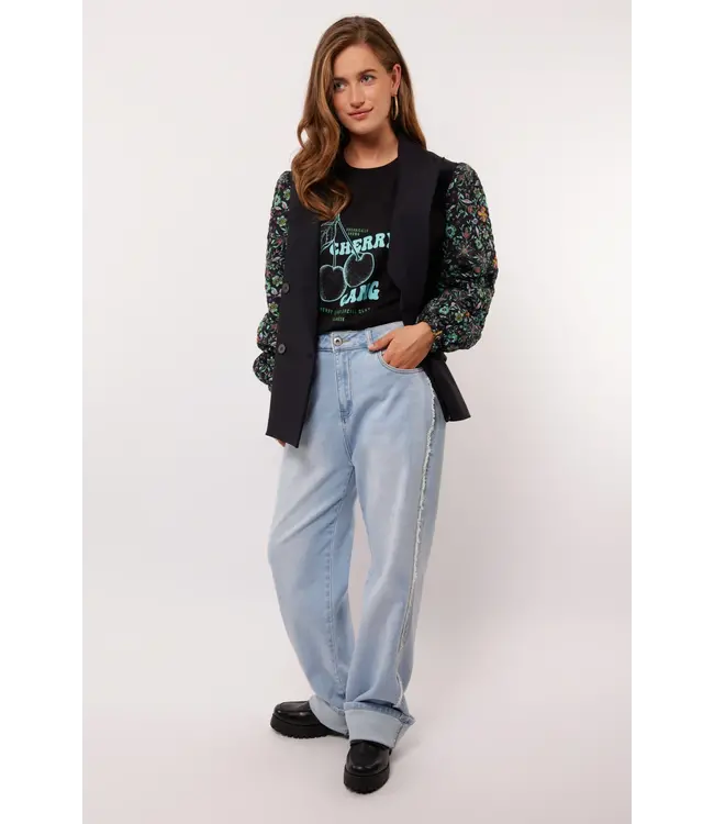 Fluresk Broek Celin Denim Light Blue