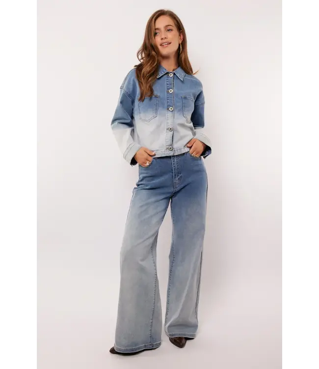Fluresk Broek Adalain Denim Light Blue