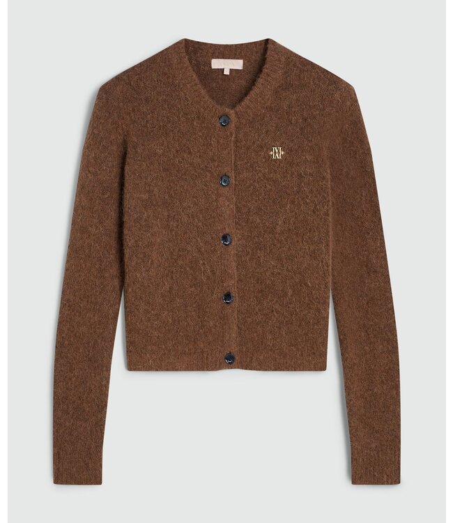 Josh V Vest Pauline Dark Brown Melange