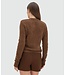 Josh V Vest Pauline Dark Brown Melange