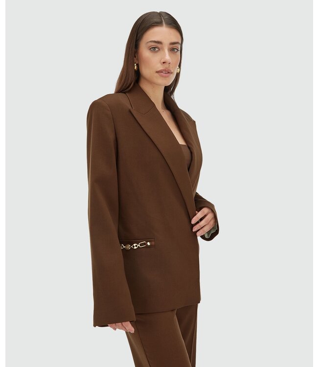 Josh V Blazer Deacon Dark Brown