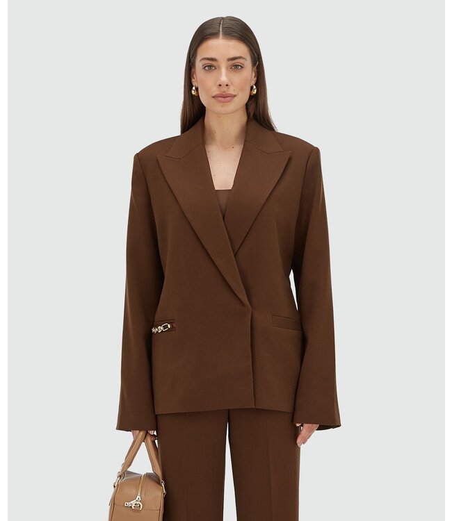 Josh V Blazer Deacon Dark Brown