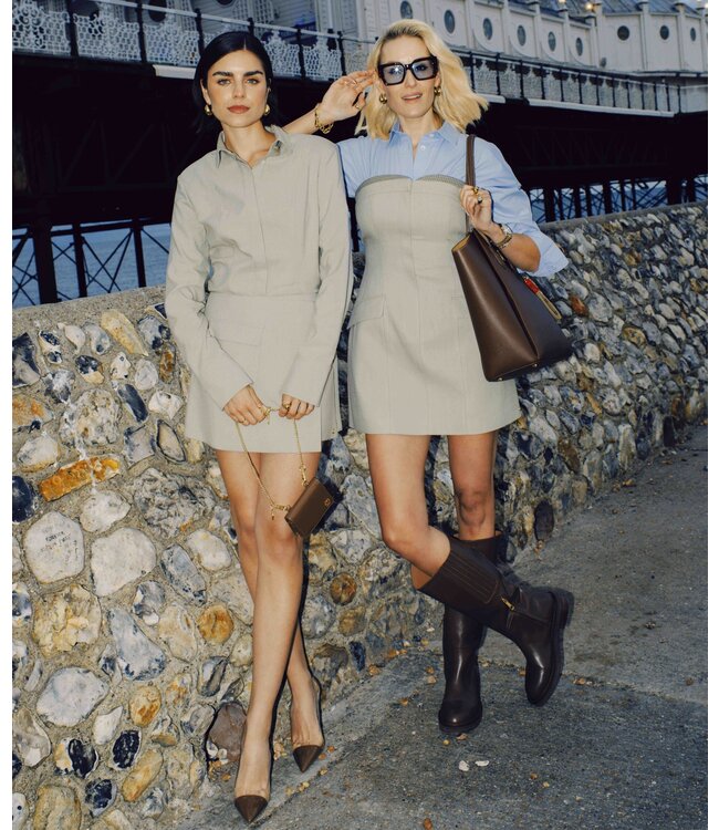 Josh V Blouse Ava Warm Grey