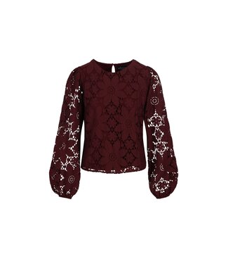 Elvira Elvira Blouse Top Charlie Burgundy