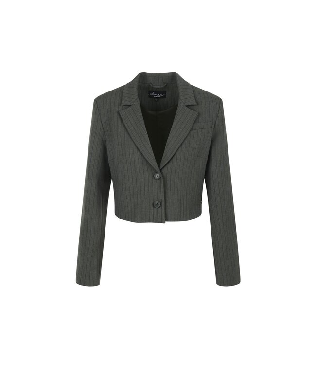 Elvira Blazer Claire Green Stripe