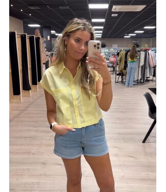 Fluresk Fluresk Blouse Yvette Sunbeam Yellow