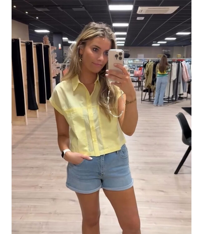 Fluresk Blouse Yvette Sunbeam Yellow