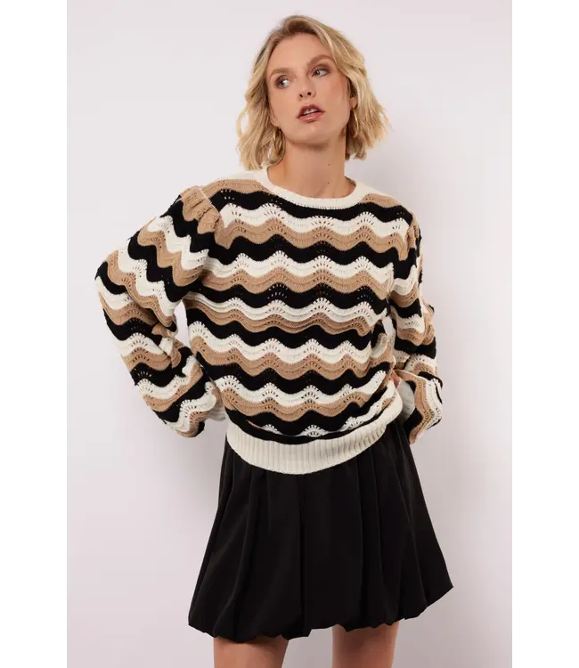 Fluresk Trui Narelle Khaki/Black