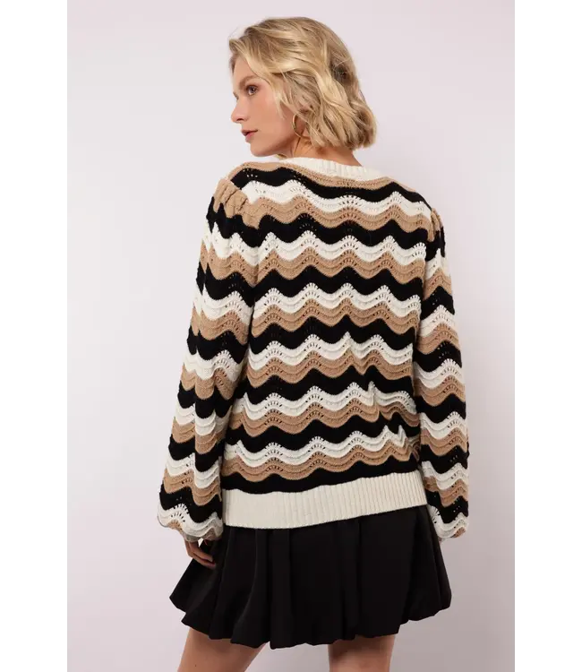 Fluresk Trui Narelle Khaki/Black