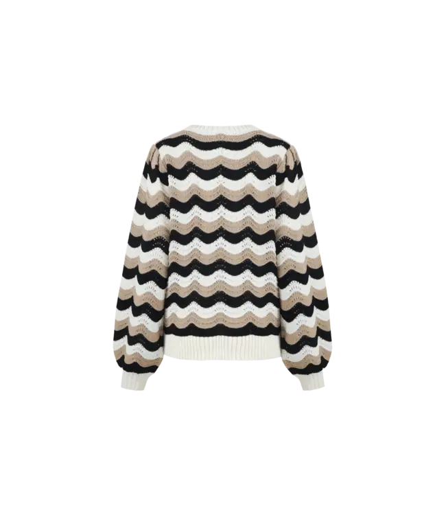 Fluresk Trui Narelle Khaki/Black