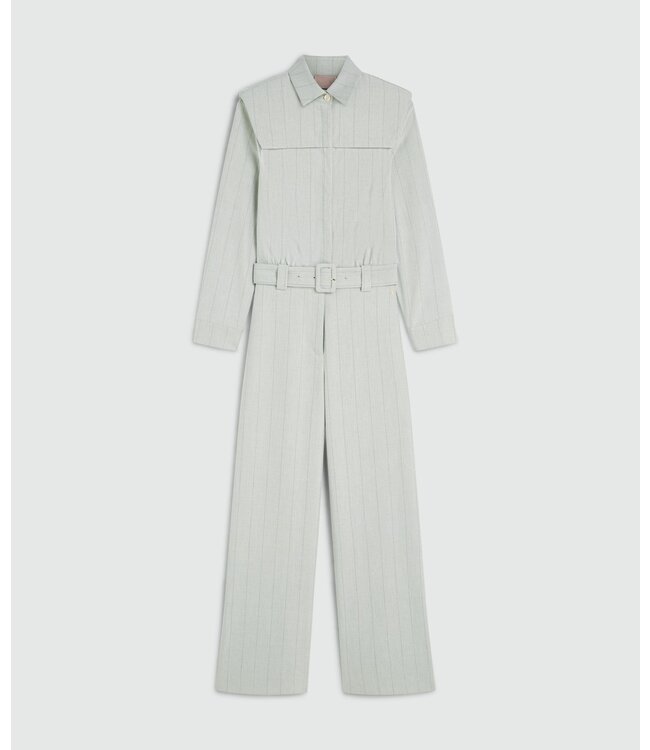 Josh V Jumpsuit Robin Light Grey Melange