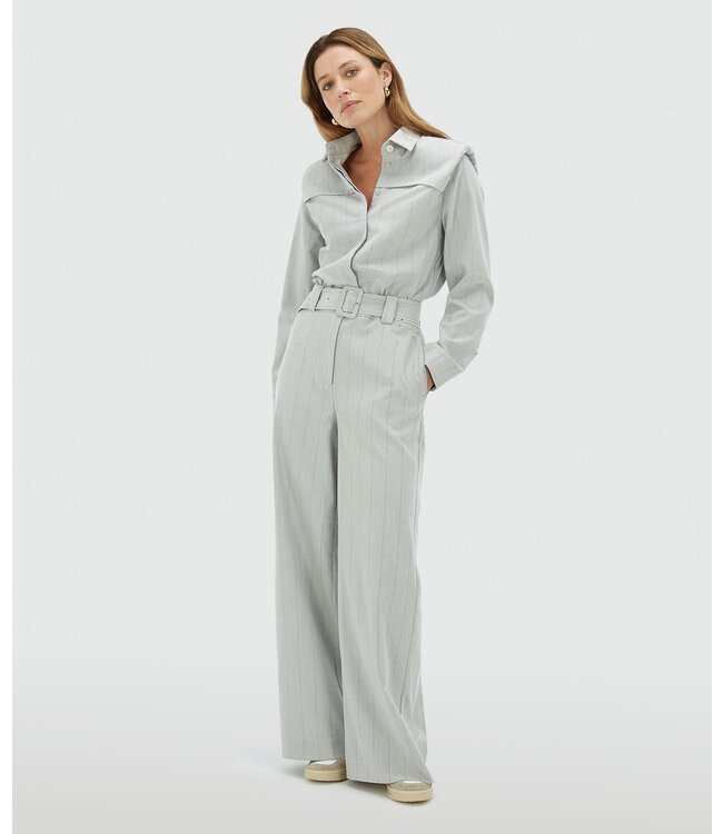 Josh V Jumpsuit Robin Light Grey Melange