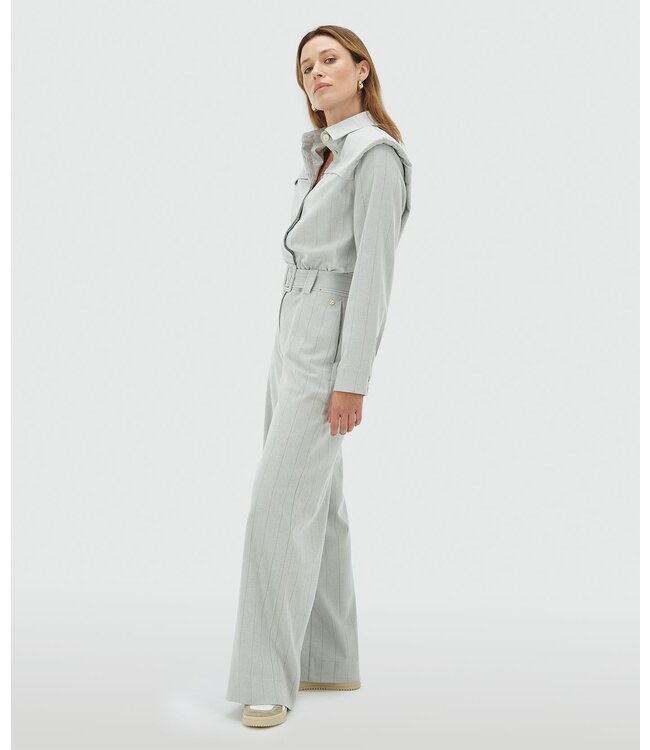 Josh V Jumpsuit Robin Light Grey Melange