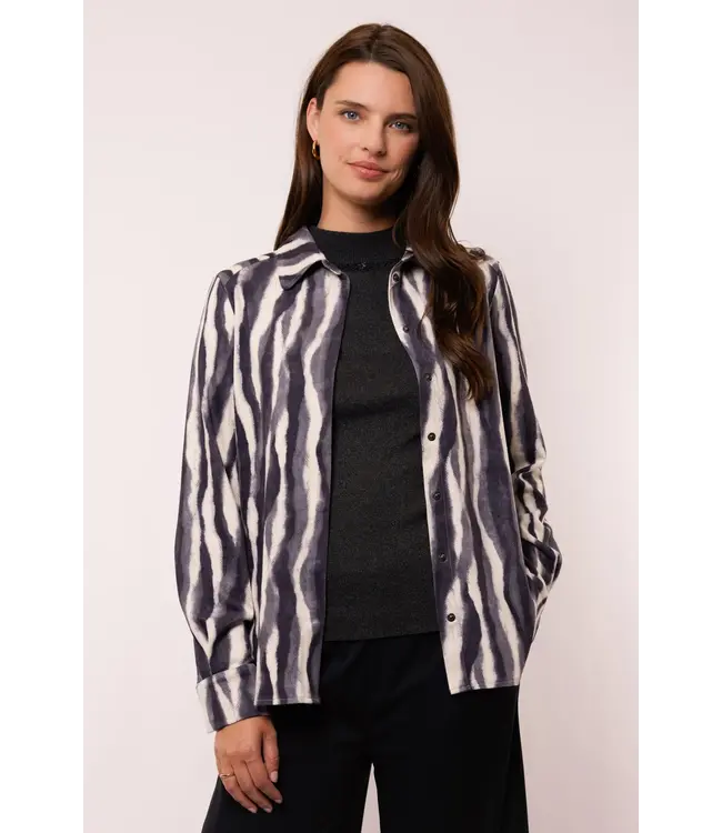 G-maxx Blouse Lupita Black / Night Grey